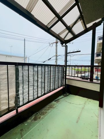 玉津町今津戸建のバルコニー