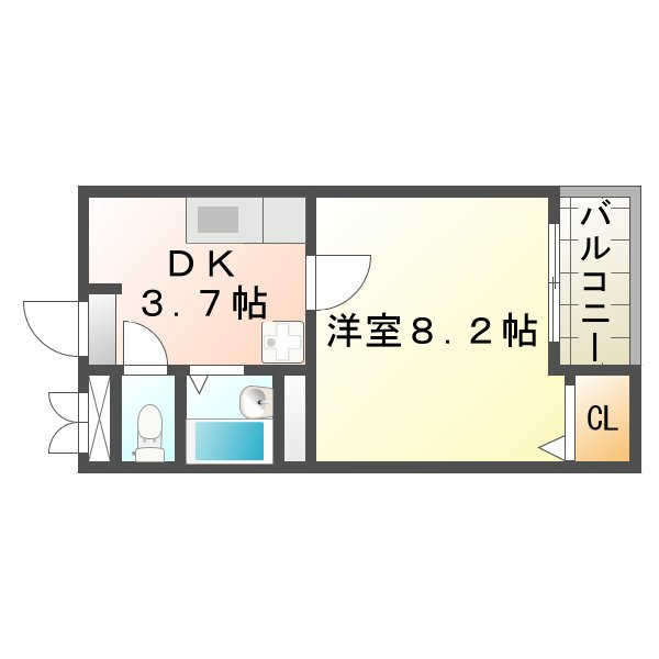 コンフォート宮本町の間取り