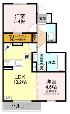 D-ROOM天が岡の間取り