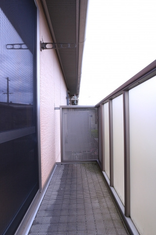 クレールカーサのバルコニー