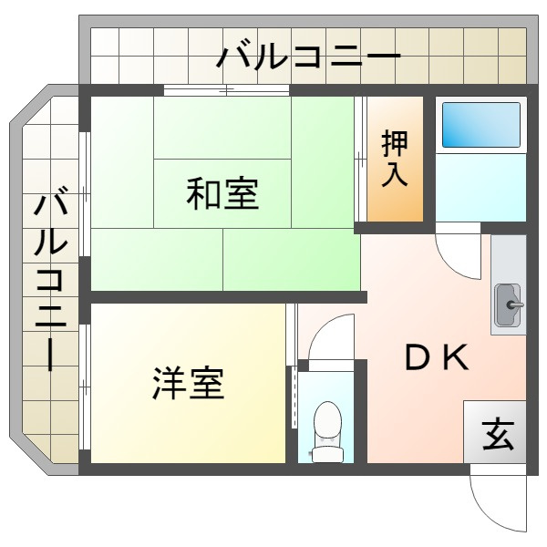 ビーフェリスの間取り