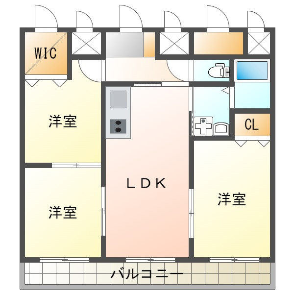 エヴァンスⅡの間取り|エヴァンスⅡ