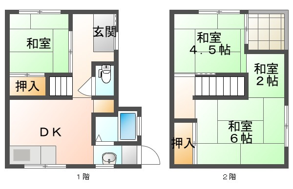 高取山町2丁目テラスの間取り