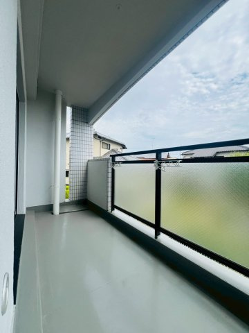 ガーデンハイツ桃山台壱番館のバルコニー