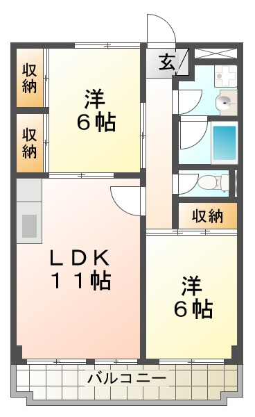 コーポ大末の間取り