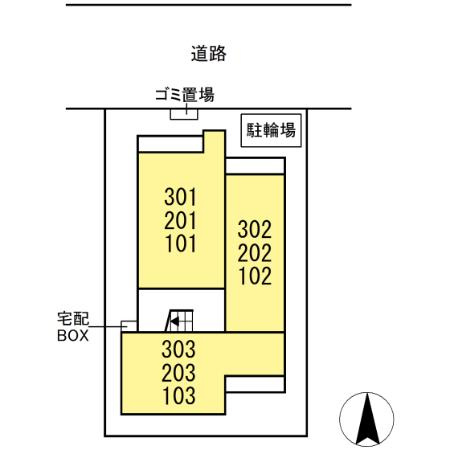 サクラガーデン瑞穂の区画図