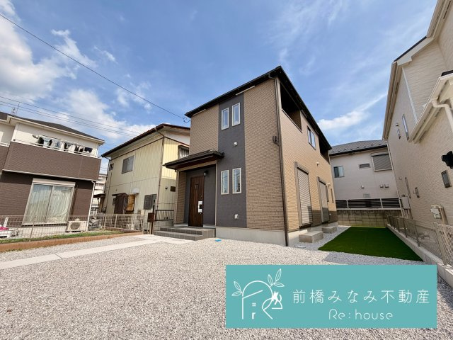【新築】前橋市広瀬町３丁目　A号棟(全３棟)　ハートフルタウン　新築建売分譲の外観|建物外観を気になさる方へ、見た目の良い物件です