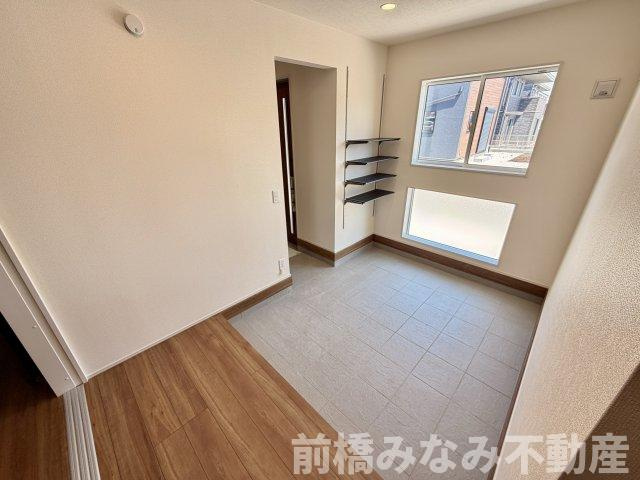 【新築平屋】前橋市総社町植野　４号棟(全４棟)　ブルーミングガーデン　新築建売分譲の収納|大きなスペースがあり、収納には困りません