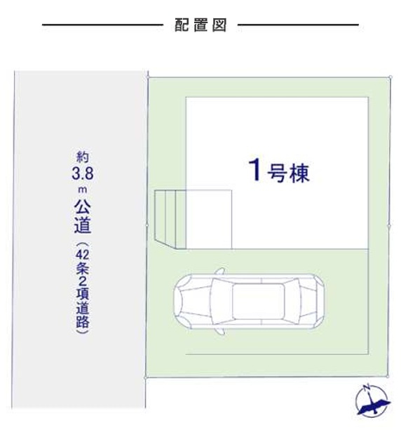船橋市浜町１丁目１期の区画図