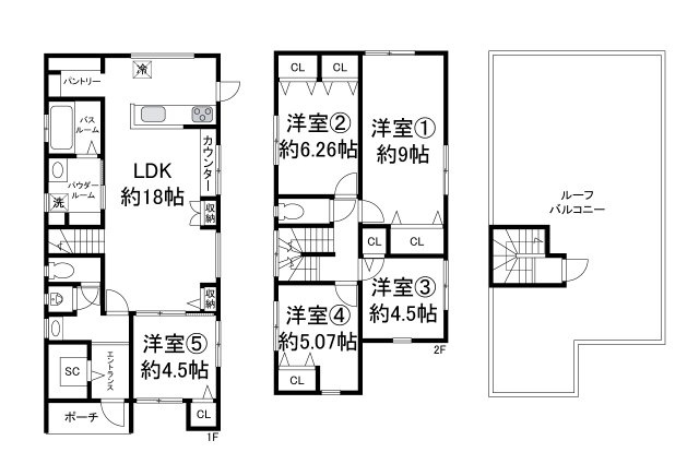 泉佐野市日根野の間取り|現状でのお引渡しになります。詳細はお問合せください。