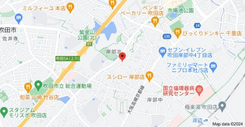ファミリーハイム大空の地図