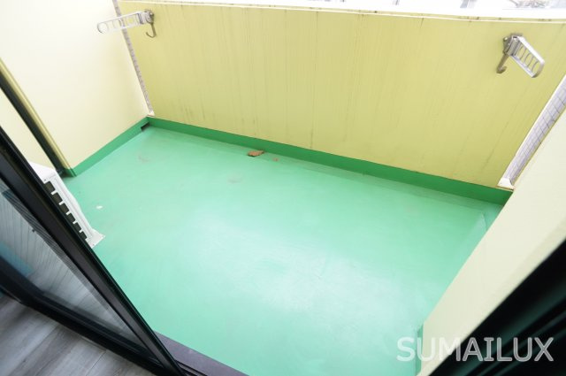 熊本市中央区坪井１丁目の賃貸マンションのバルコニー