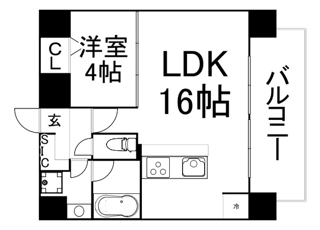 【間取り】 | BRAVE徳井町