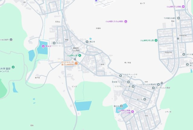 ★南丹市園部町小山西町一本木　新築一戸建ての地図