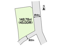 土地　船穂町水江　全1区画　45.00坪の画像