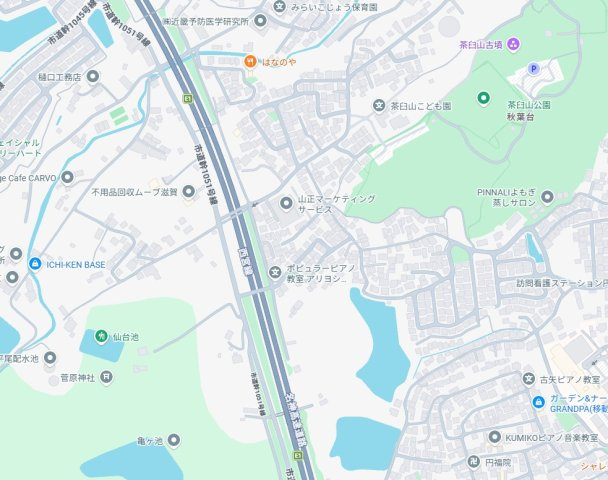 大津市秋葉台　新築一戸建ての地図
