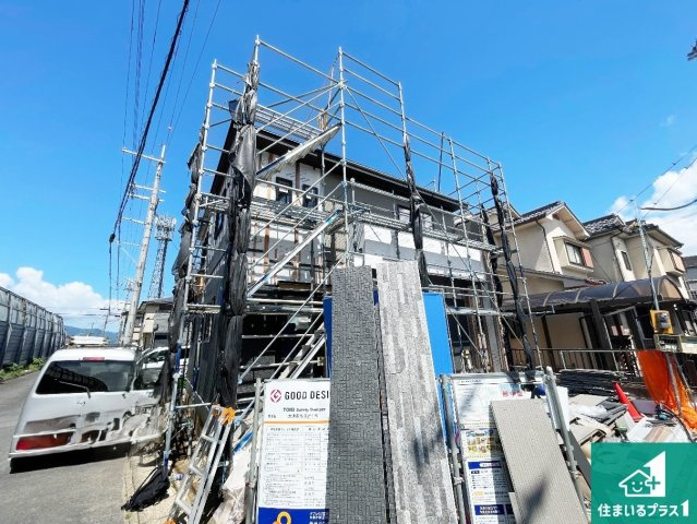 大津市秋葉台　新築一戸建ての外観|現在建築中！落ち着いた街並みで新生活を始めることが出来そう！周辺の物件も併せてご紹介させて頂きます！