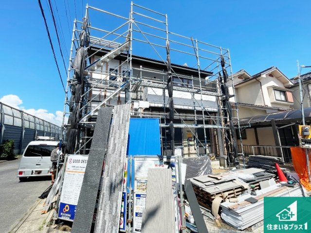 大津市秋葉台　新築一戸建ての外観|現在建築中！落ち着いた街並みで新生活を始めることが出来そう！周辺の物件も併せてご紹介させて頂きます！