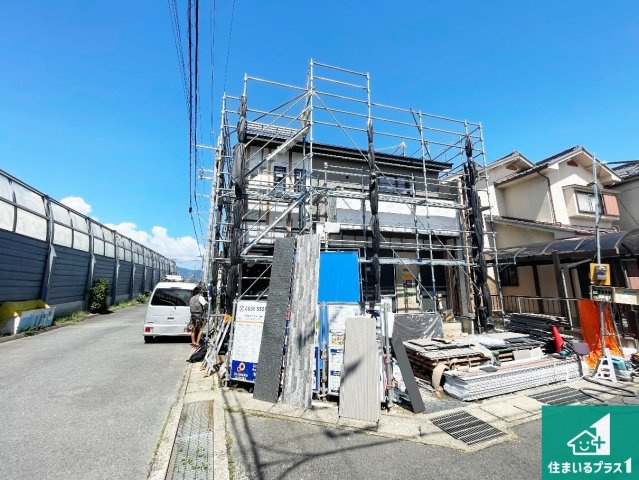 大津市秋葉台　新築一戸建ての外観|現在建築中！落ち着いた街並みで新生活を始めることが出来そう！周辺の物件も併せてご紹介させて頂きます！