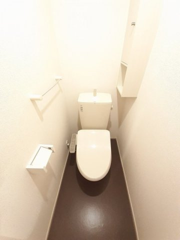 Ｖｉｌｌａ　Ｖｅｒｄｅのトイレ|清潔感のあるトイレです