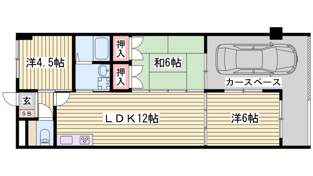 パールシャトウ藤江駅前の間取り