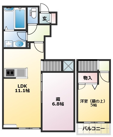 Belle Lead加古川　イチョウ並木の間取り