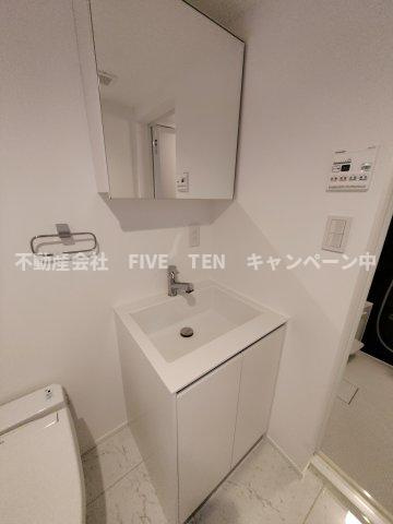 渋谷区代々木１丁目の賃貸マンションの洗面所