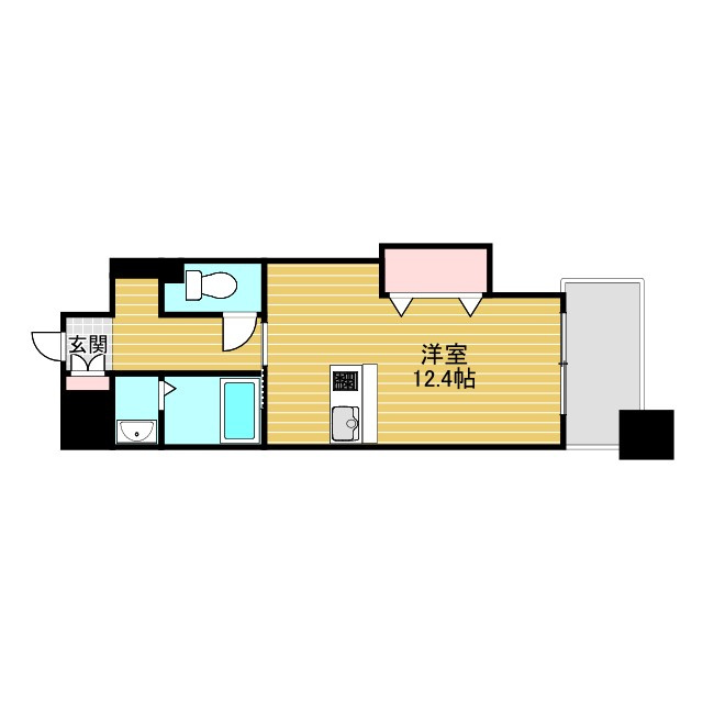 パストラーレ江坂の間取り