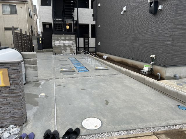 ルナモンド大和田のエントランス