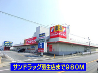 サンドラッグ羽生店まで980m