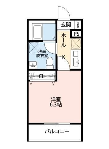 ルナモンド大和田の間取り