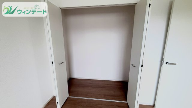 下妻市長塚5期　新築戸建　1号棟の収納|各部屋にクローゼットを設け、家族それぞれの荷物を整理整頓。快適で使いやすい住空間です。