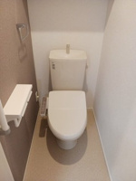 清潔感のあるトイレです
