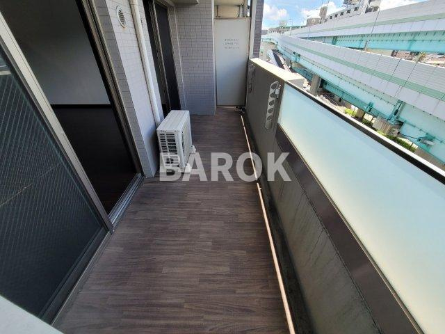 福岡市博多区千代２丁目の賃貸マンションのバルコニー