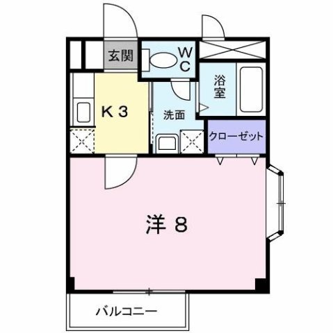 アウロ－ラ０２Ｊの間取り