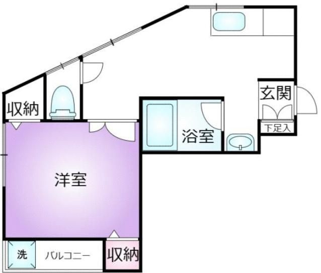 倉石ハイツの間取り