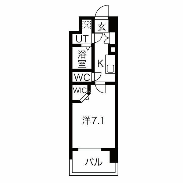 ミラージュパレス難波幸町の間取り