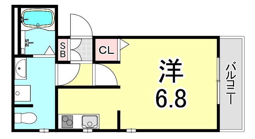リブレメゾン香櫨園エストの間取り