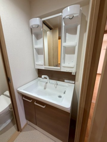 田中マンションの洗面所