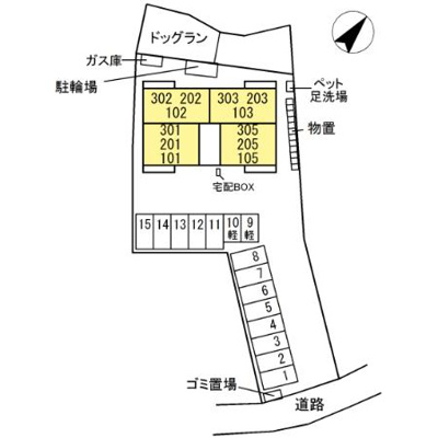 【区画図】 | ヴェルデュール