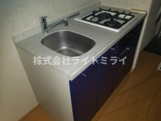 千代田区九段南２丁目の賃貸マンションのキッチン
