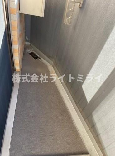 文京区小石川２丁目の賃貸マンションのバルコニー