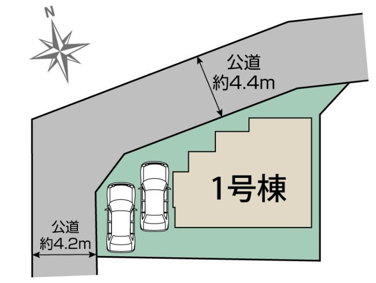 四街道市大日2期の区画図