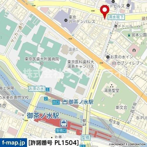 ファミール御茶ノ水アンシェールの地図| 