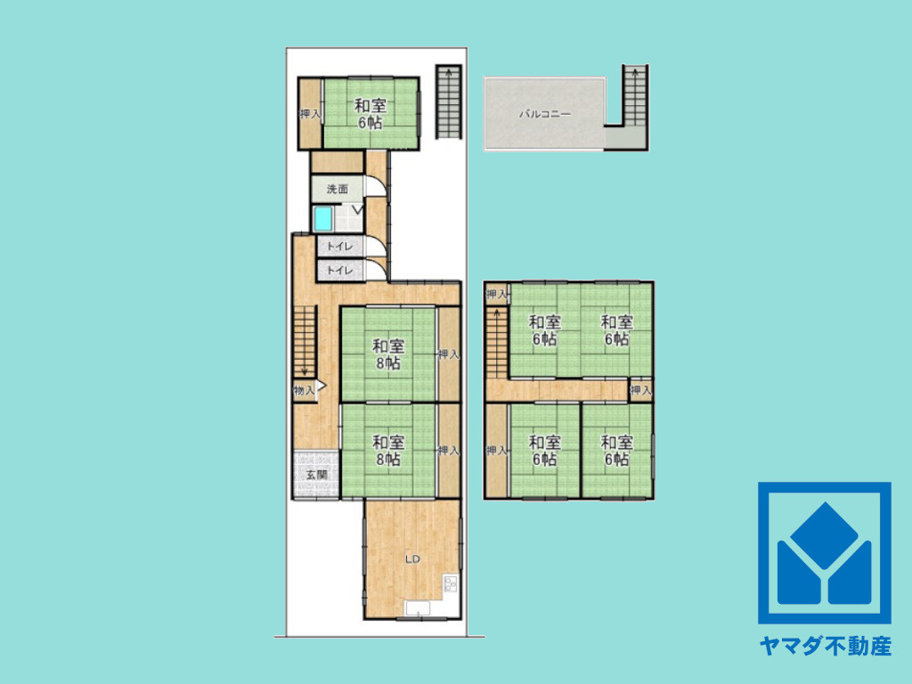 伏見区深草越後屋敷町の間取り|図面と現況が異なる場合は現況を優先いたします。