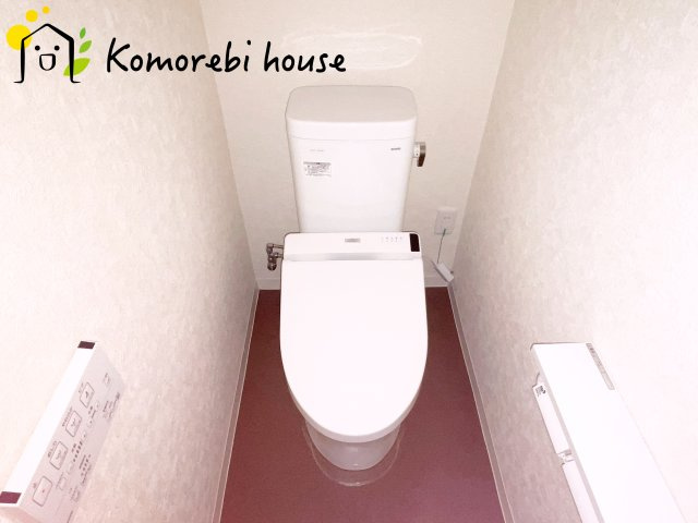 上尾サンハイツのトイレ|ゆったりとした空間のトイレです