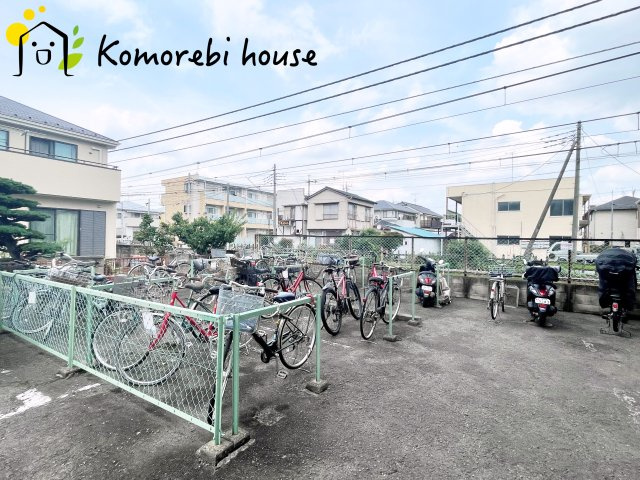 上尾サンハイツの駐輪場|駐輪場です