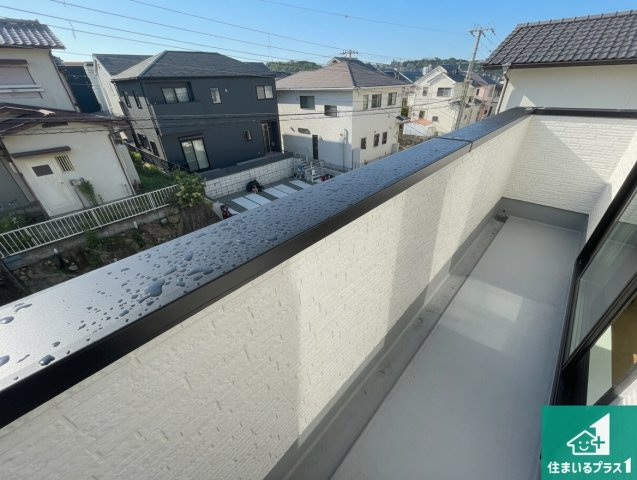 29日(土)30日(日)現地ご見学可能！　神戸市北区広陵町　第4期　新築一戸建てのバルコニー|日当たりのよいバルコニー！お部屋が開放的に！