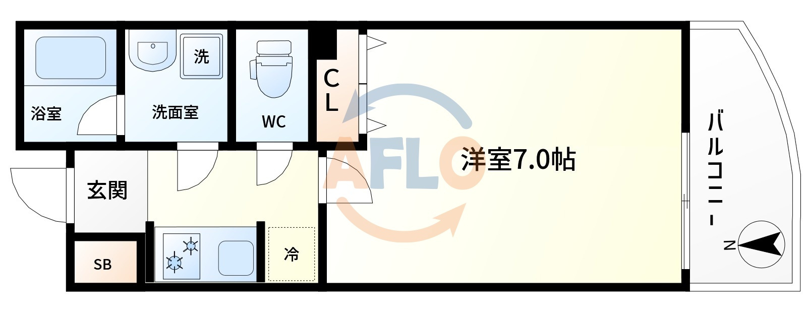 セイワパレス福島駅前の間取り|セイワパレス福島駅前　間取り