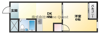 【間取り】 | 大宝 小阪本町ロイヤルハイツ